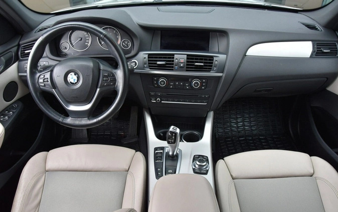 BMW X3 cena 72900 przebieg: 125700, rok produkcji 2013 z Łódź małe 301